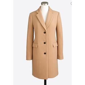 J.Crew Wool Top Trench Coat